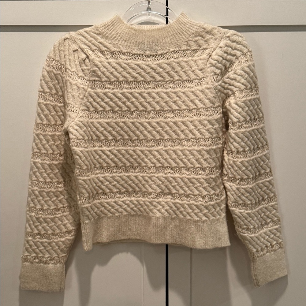 Mango cream sweater.